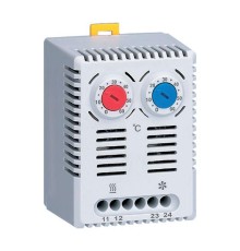 Термостат NO+NC (охлаждение и обогрев) на DIN-рейку 10A 230В IP20 PROxima EKF T2C10M