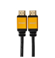 Кабель HDMI - HDMI 2.1 длина 1м Gold Rexant 17-6002