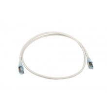 Патч-корд PC-LPM-STP-RJ45-RJ45-C6-1M-LSZH-GY F/UTP экран. кат.6 LSZH 1м сер. Hyperline 42373