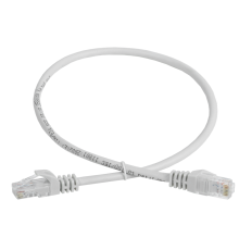 Патч-корд кат.5E UTP 1м сер. GENERICA PC01-C5EU-1M-G