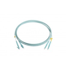 Патч-корд FC-D2-503-LC/PR-LC/PR-H-3M-LSZH-AQ волоконно-оптический (шнур) MM50/125(OM3) LC-LC duplex 10G/40G LSZH 3м Hyperline 34455