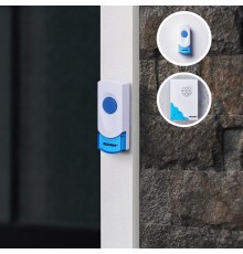 Звонок беспроводной дверной с двумя кнопками вызова IP44 Rexant RX-4 73-0040