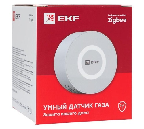Датчик газа умный Zigbee Connect EKF is-ga-zb Датчик газа умный Zigbee Connect EKF is-ga-zb
