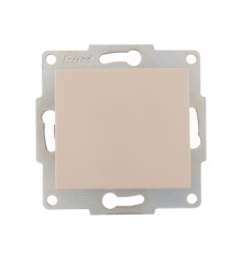 Выключатель 1-кл. 1п СП Karina 10А IP20 механизм крем. LEZARD 707-0388-100