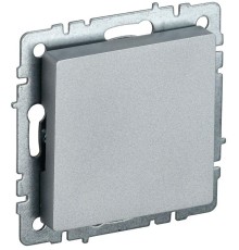 Заглушка c суппортом BRITE МЗ10-БрА механизм алюм. IEK BR-PL10-K47