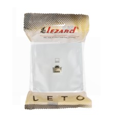 Розетка комп 1-мест. LETO бел. LEZARD 752-0200-139