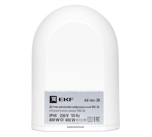 Датчик движения (ИК) MS-38 настен. 800Вт 180гр. до 12м IP44 PROxima EKF dd-ms-38 Датчик движения (ИК) MS-38 настен. 800Вт 180гр. до 12м IP44 PROxima EKF dd-ms-38