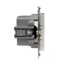 Розетка 2-м USB СП Pixel тип A+A 5В 1х2.1А 2х1.05А механизм беж. TOKOV ELECTRIC TKE-PX-2USB-C02