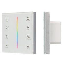 Панель Sens SMART-P22-RGBW White (12-24В 4х3А 2.4G) (IP20 пластик) Arlight 025168