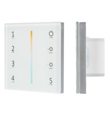 Панель Sens SMART-P38-MIX White (230В 4 зоны 2.4G) (IP20 пластик) Arlight 027118