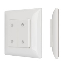 Панель SMART-P46-DIM-P-SUF 3В 1 зона Knob 2.4G пластик. Arlight 028300