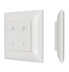 Панель SMART-P47-DIM-P-SUF 3В 2 зоны Knob 2.4G пластик Arlight 028301