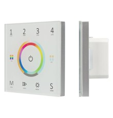Панель Sens SMART-P67-MULTI White 230В 4 зоны 2.4G IP20 пластик Arlight 028321