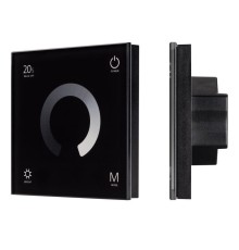Панель SMART-P4-DIM-G-IN Black (12-24В 4х3А Sens 2.4G) (IP20 пластик) Arlight 034778
