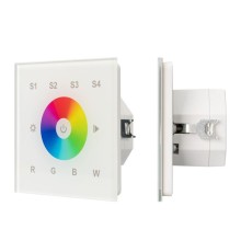 Панель сенсорная DALI-901-11-1G-4SC-RGBW-DT8-IN White (BUS/230В) (IP20 пластик) INTELLIGENT ARLIGHT 037200